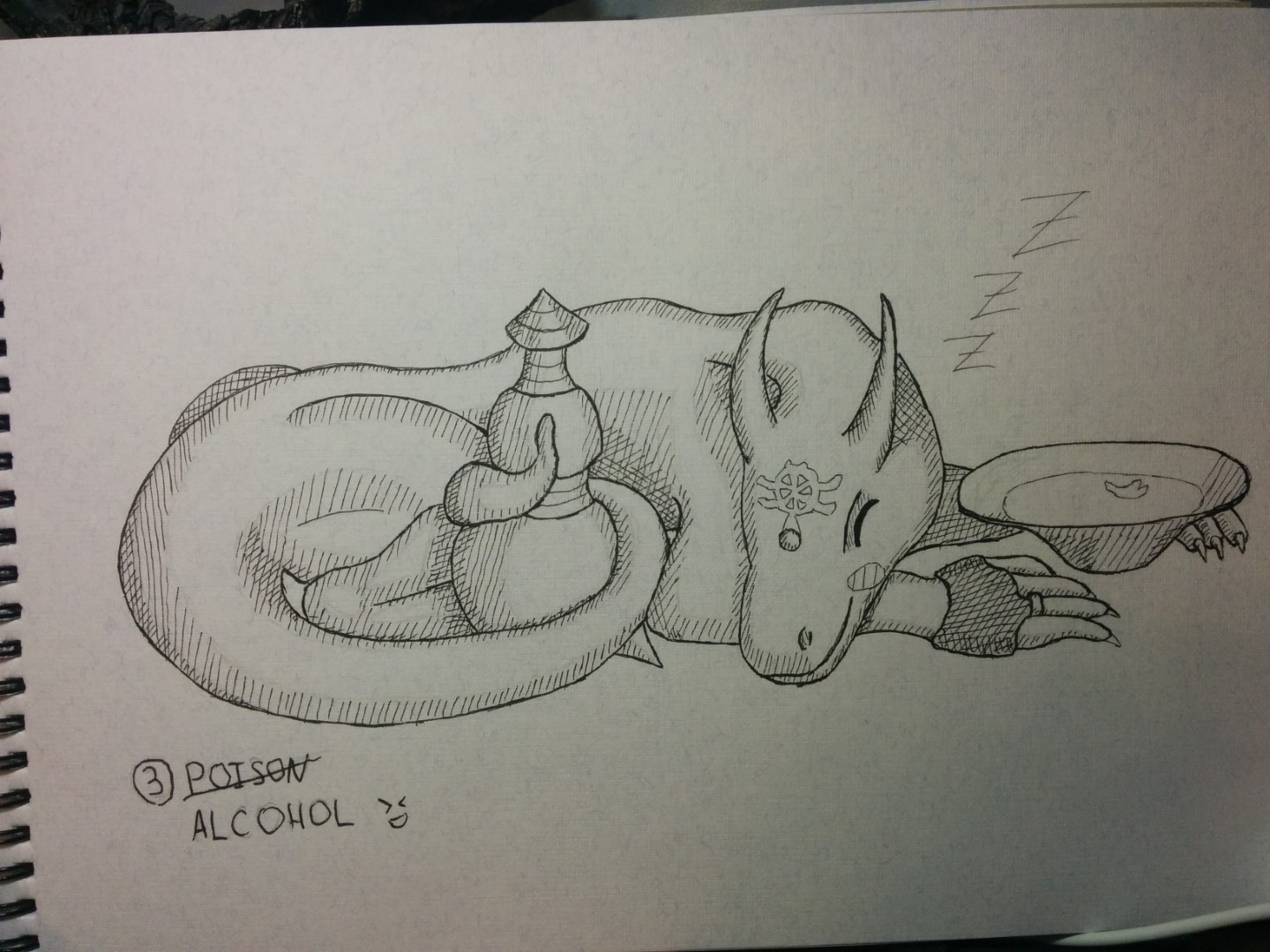 Shuten Douji in dragon form